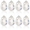 10Pcs Transparent Glass Pendants GLAA-SP0001-45A-6