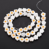 Natural Freshwater Shell Beads Strands with Enamel SHEL-T018-29A-3