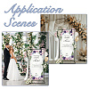 Adjustable Height Iron Wedding Sign Holder AJEW-WH0410-51EB-5