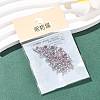 SHEGRACE Brass Pave Cubic Zirconia Flat Round Connector Charms XGRQ2O788-435B-P-6