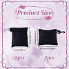 4Pcs 2 Styles Oxford Cloth PVC & Polyester Waterproof Coating Bag AJEW-DR0001-76-2