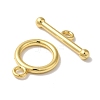 Rack Plating Brass Toggle Clasps X-KK-A225-06G-2