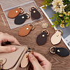 8Pcs 4 Colors Cowhide D Buckle FIND-BBC0003-75B-3