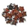 Natural Mahogany Obsidian Pendants G-B127-12P-01-1