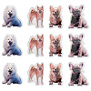 12Pcs 4 Styles Printed Acrylic Pendants OACR-TA0004-14B-2