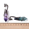 Natural Fluorite Faceted Pointed Bullet Big Pendants G-L524-19R-13-3