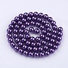 Glass Pearl Beads Strands HY-12D-B75-1