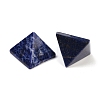 Natural Sodalite Orgonite Pyramid Display Decorations G-C186-07J-3