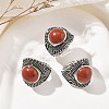 Synthetic Goldstone Adjustable Rings RJEW-I108-03AS-03-1