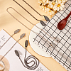 4Pcs 2 Colors Alloy Napkin Clip AJEW-GF0008-98-4