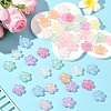 50Pcs Luminous Transparent Acrylic Beads LACR-YW0001-08-5