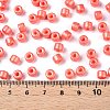 Baking Paint Pearlized Glass Seed Beads SEED-T008-03J-5