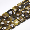 Natural Tiger Eye Beads Strands G-S357-D02-01-1