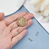 4Pcs 925 Sterling Silver Ice Pick Pinch Bails FIND-HS0002-08A-3
