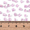 Transparent Inside Colours Glass Seed Beads SEED-T007-13C-4