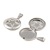 316 Stainless Steel Locket Pendants STAS-K321-17P-2