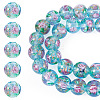 1 Strand Handmade Glod Sand Lampwork Beads Strands LAMP-TA0002-09G-1