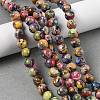 Dyed Natural Regalite/Imperial Jasper/Sea Sediment Jasper Beads Strands G-B124-C01-19-5