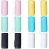 12Pcs 6 Colors Silicone Bottle Covers AJEW-GF0010-78-1