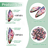 Transparent Resin Wing Pendants Set RESI-TAC0021-01C-10