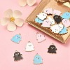 20Pcs 4 Colors Alloy Enamel Pendants ENAM-YW0002-68-5