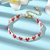3Pcs 3 Colors Glass Seed Beaded Bracelets for Women BJEW-MZ00214-5