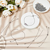 18Pcs Adjustable 304 Stainless Steel Cable Chains Bracelets Making AJEW-ME0001-02-4