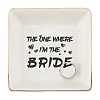 Porcelain Square Ring Holder DJEW-WH0013-011-1