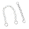 Plastic Pearl Alloy Phone Hand Strap Chains FIND-WH0260-55P-1
