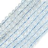Natural Aquamarine Beads Strands G-P576-4mm-01A-2