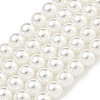 Glass Pearl Beads Strands X-HY-G002-01C-01-1