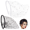 2Pcs 2 Styles Cloth Mesh Veil Headband MRMJ-GA0001-25-1
