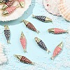 3Pcs 3 Colors Barss Pendants KK-YW0004-56-4