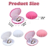 1Pc Shell Shaped Velvet Jewelry Storage Boxes VBOX-YW0001-05A-4