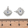 SHEGRACE Brass Cubic Zirconia Pendants XGRQ3K783-532P-3
