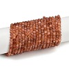 Natural Sunstone Beads Strands G-L537-016B-5