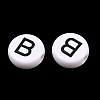 Opaque Acrylic European Beads AC-CBA3BDD-01B-2