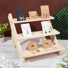 DIY 3 Tier Stair Style Pine Wooden Plant Stand Kit ODIS-WH0025-108-5
