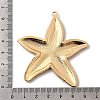 Brass Big Pendants KK-P321-01F-G-3