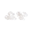 ABS Plastic Imitation Pearl Bead Caps KY-Q004-02A-3