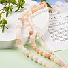 3 Strands 3 Style Natural Pink Aventurine Beads Strands G-YS0001-13-5