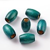 Dyed Barrel Wood Beads WOOD-S619-6-LF-2
