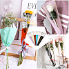 Magibeads 120Pcs 6 Colors OPP Plastic Flower Bouquet Bags ABAG-MB0001-02-14