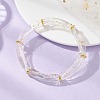 UV Plating Acrylic Bracelets for Women BJEW-JB12949-1