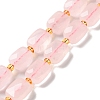 Natural Rose Quartz Beads Strands G-H061-A05-01-1