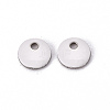 Non-Tarnish 201 Stainless Steel Stamping Blank Tag Pendants STAS-T058-6mm-P-2