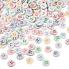 200Pcs 2-Hole Resin Buttons BUTT-TA0001-60A-3