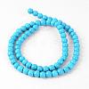 Synthetic Turquoise Beads Strands TURQ-G106-6mm-02F-2