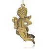 Nickel Free & Lead Free Antique Bronze Tibetan Style Alloy Angel Big Pendants PALLOY-J203-07AB-NR-2