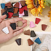 40Pcs 10 Colors Leather Cord Ends FIND-CA0011-38-3